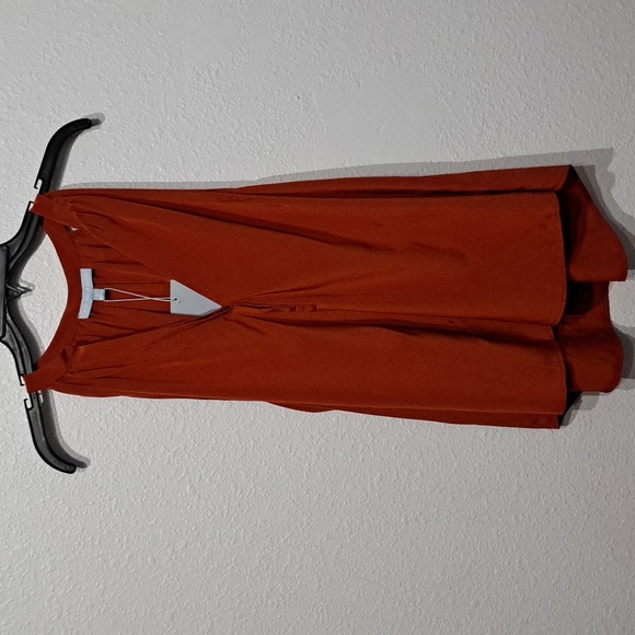 Antonio Melani Olivia Button Front Split V-Neck Sleeveless Top - Picture 3 of 8